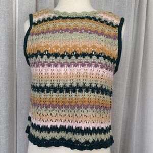 Universal Thread Multicolor Knit Tank Top